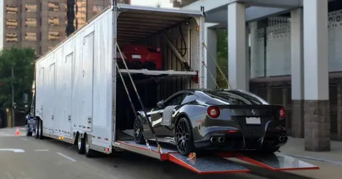 Enclosed transport for luxury vehicles